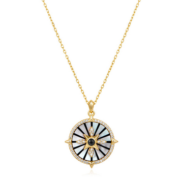 Sterling & Gold Filled Gemstone Pendant